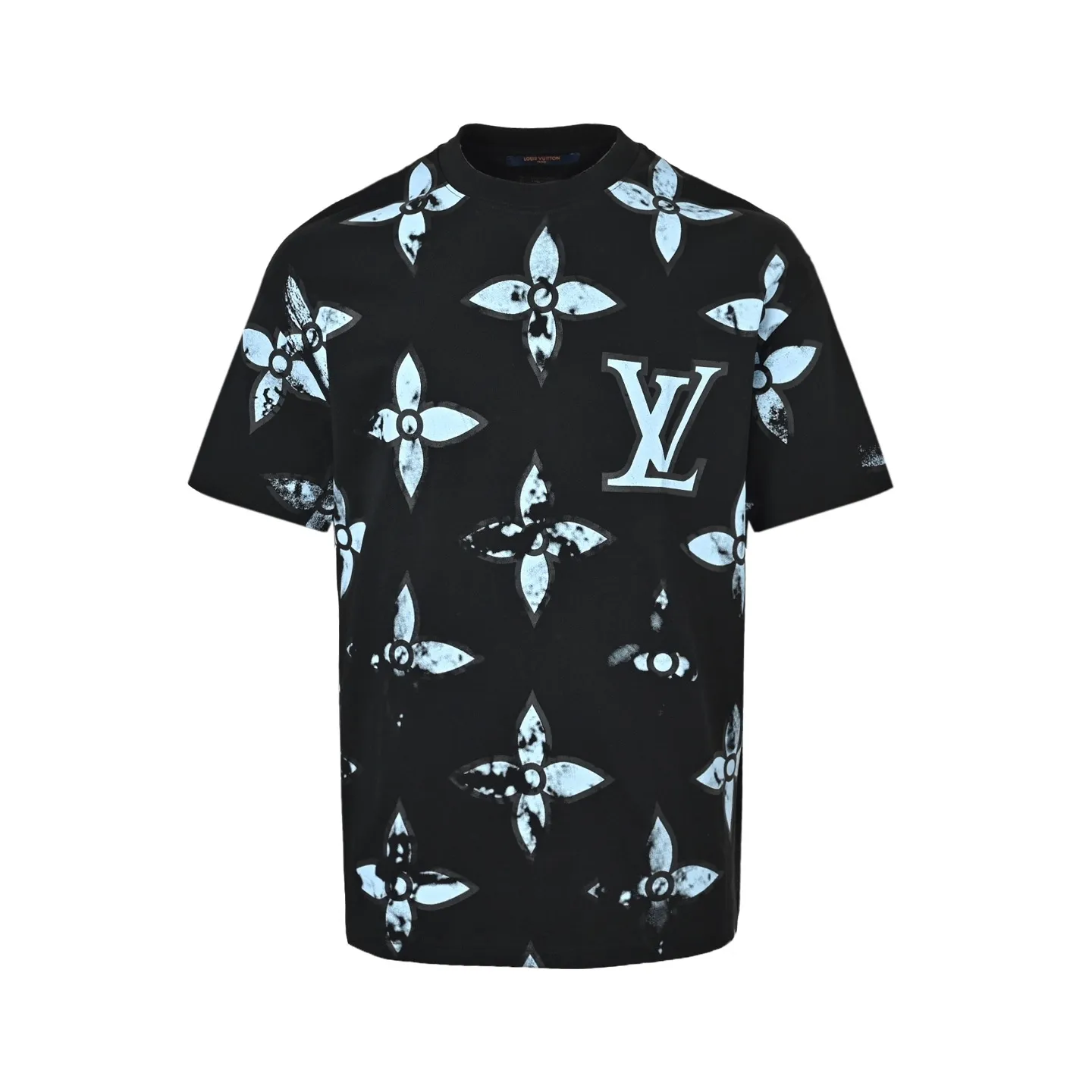 Louis Vuitton/Louis Vuitton all-over mottled presbyopia printed short-sleeves